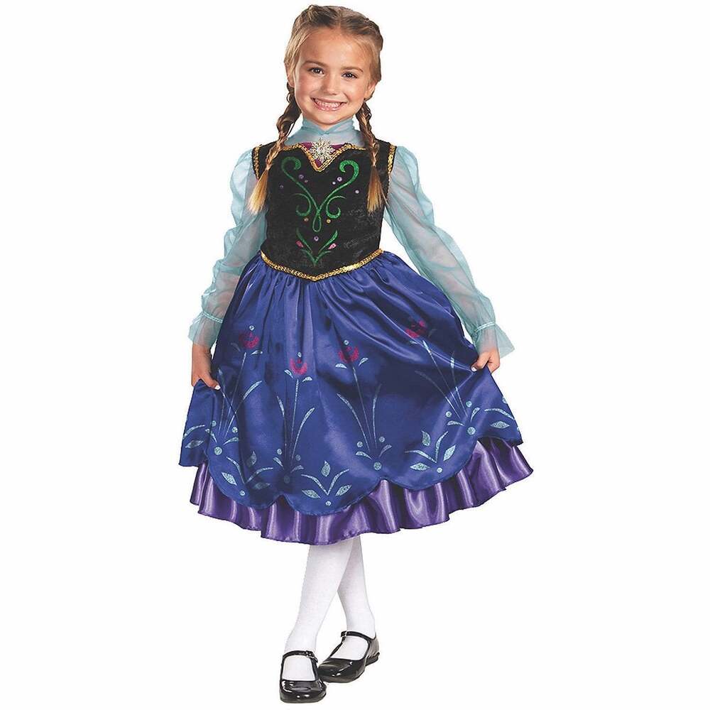NWT Disguise Disney Frozen Anna 3pc Halloween Cosplay Costume